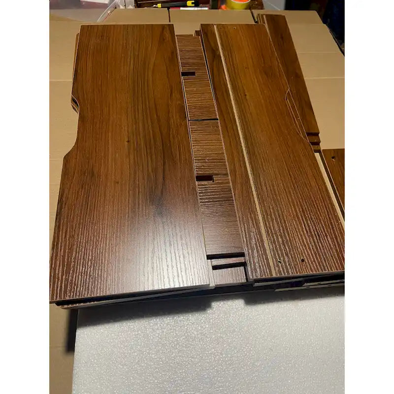 Coiffeuse 3-en-1 avec plateau en verre, 3 tiroirs et tabouret