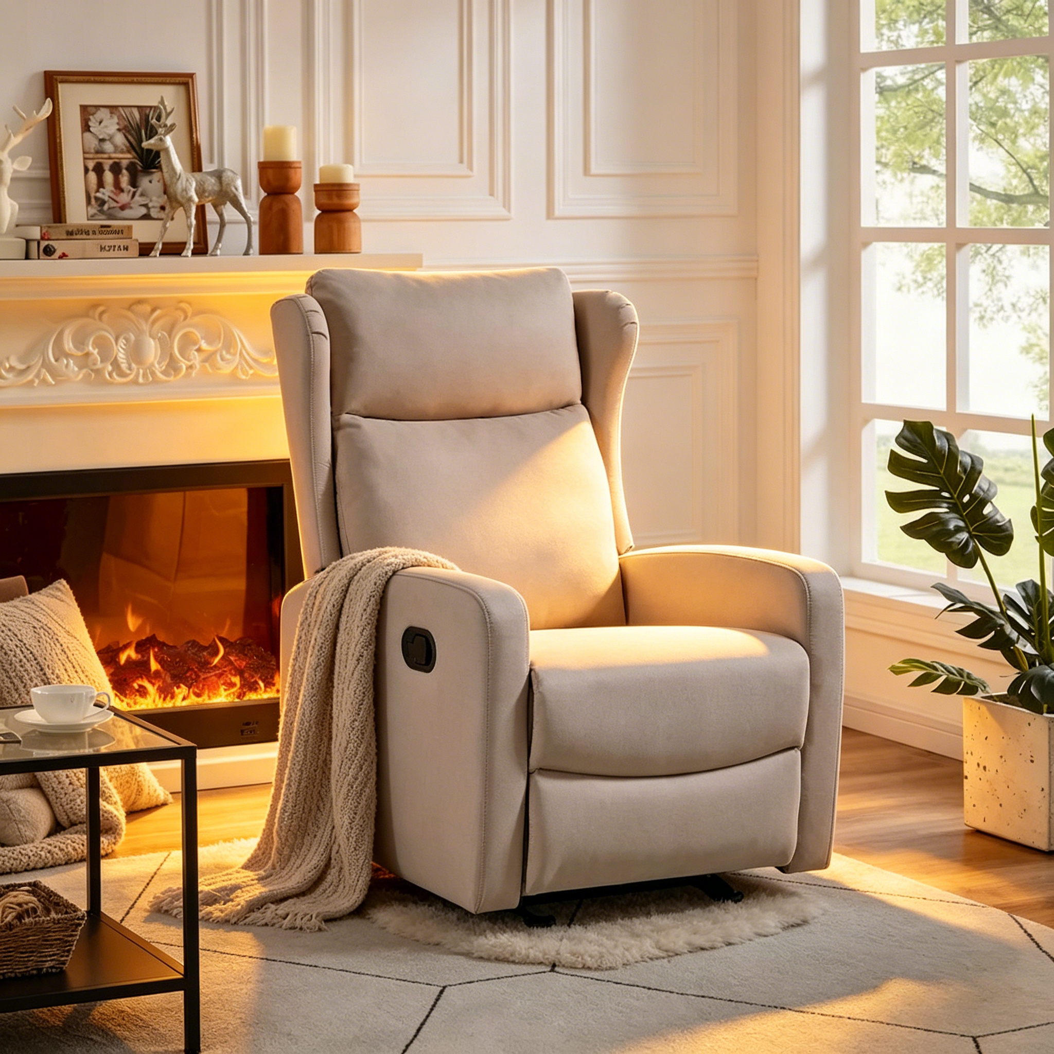 Fauteuil à bascule réglable/Fauteuil inclinable moderne pour salon