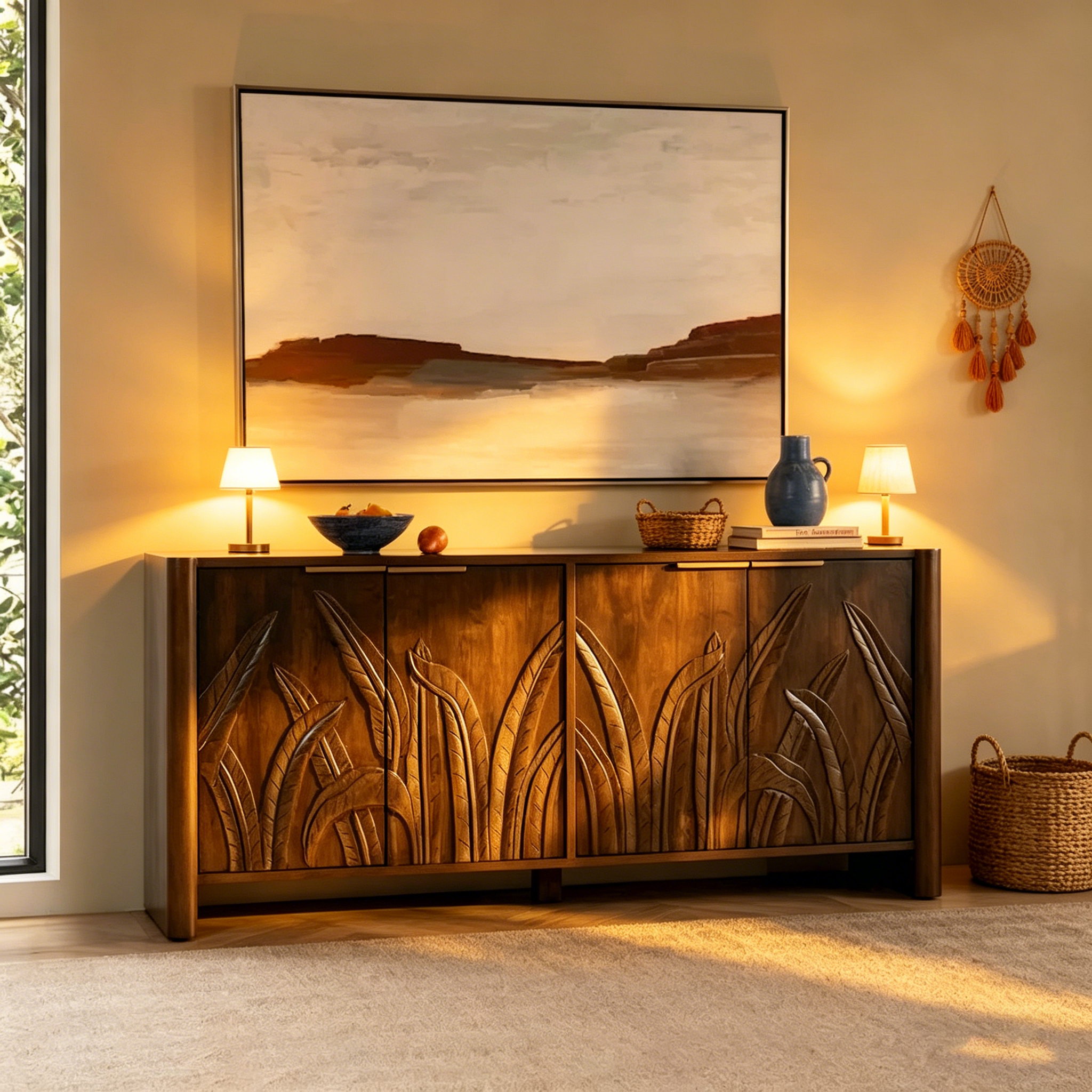 Buffet 82 en bois massif