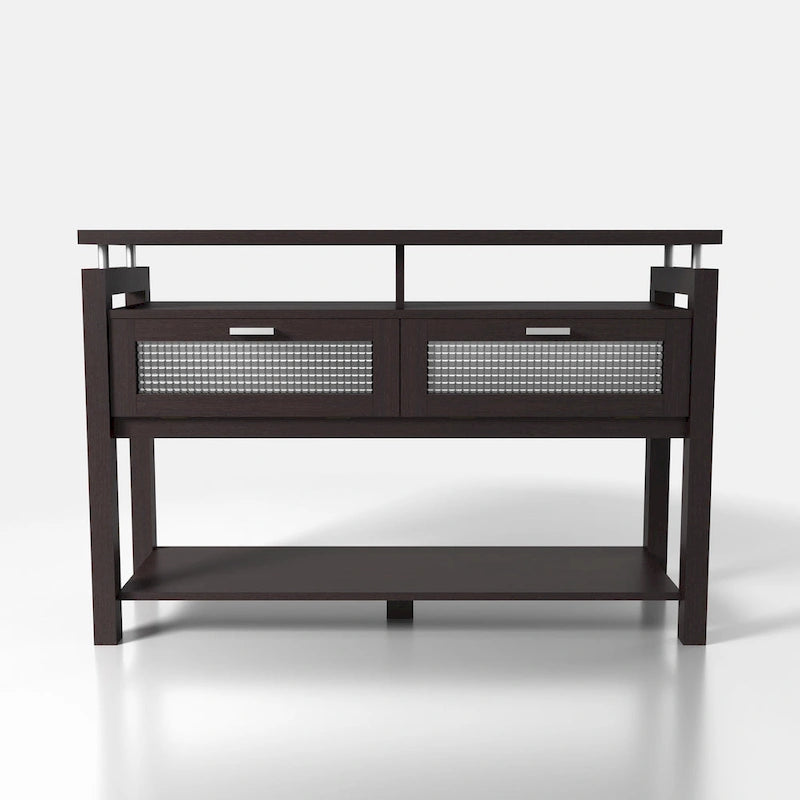 Table de canapé à double couche de 47 pouces