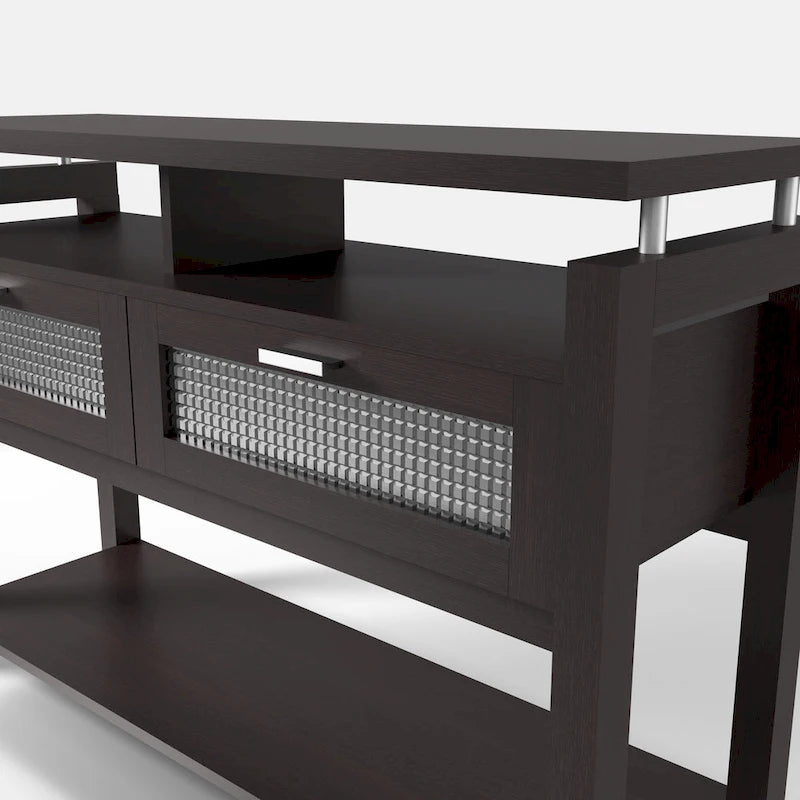 Table de canapé à double couche de 47 pouces
