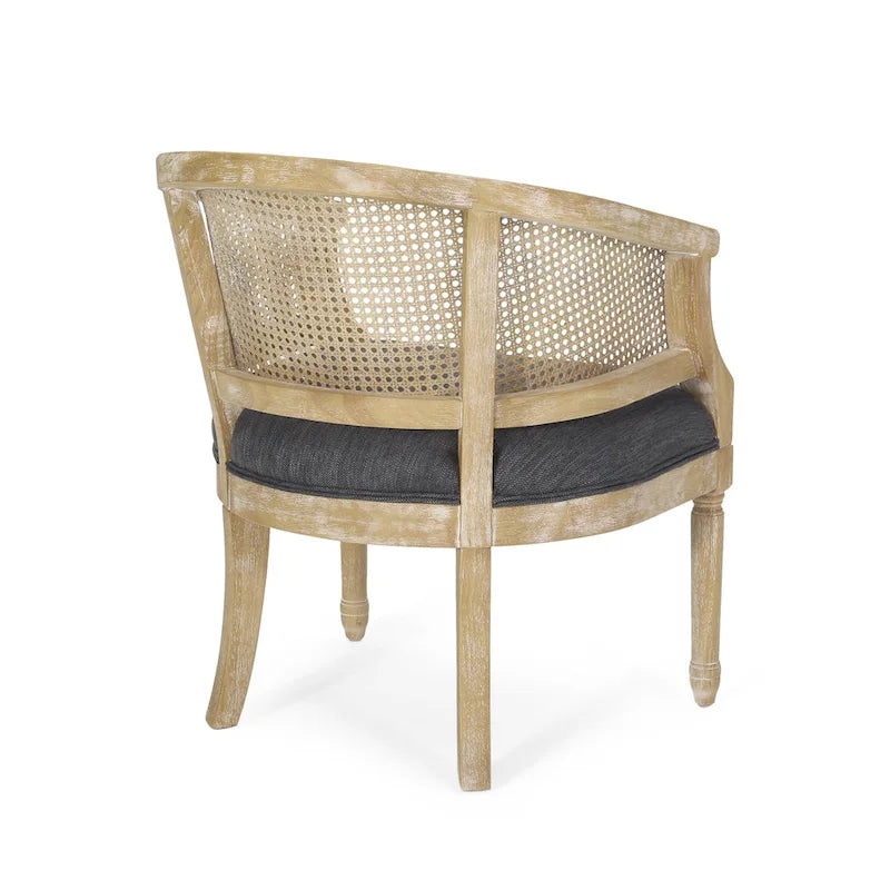 Chaises longues en rotin de bois (deux chaises par ensemble)