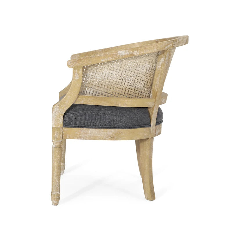 Chaises longues en rotin de bois (deux chaises par ensemble)