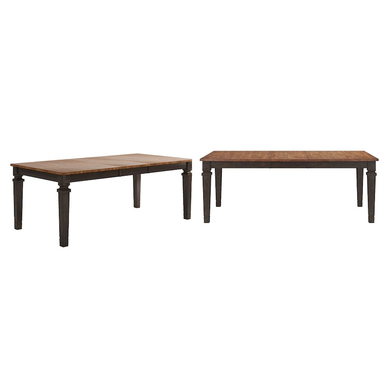 Table de salle à manger extensible en bois massif 64-82