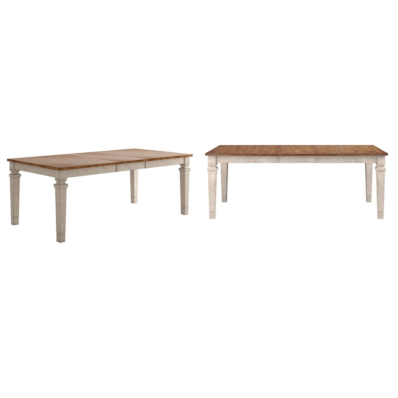 Table de salle à manger extensible en bois massif 64-82