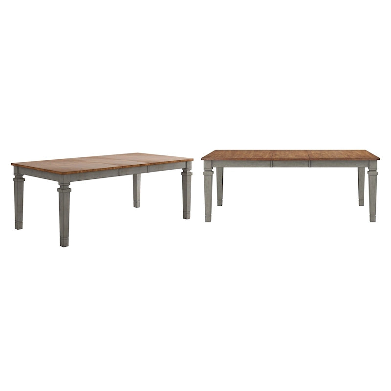 Table de salle à manger extensible en bois massif 64-82