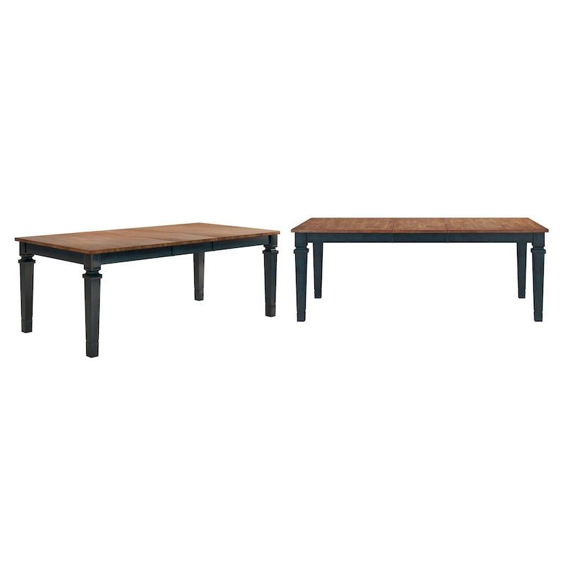 Table de salle à manger extensible en bois massif 64-82