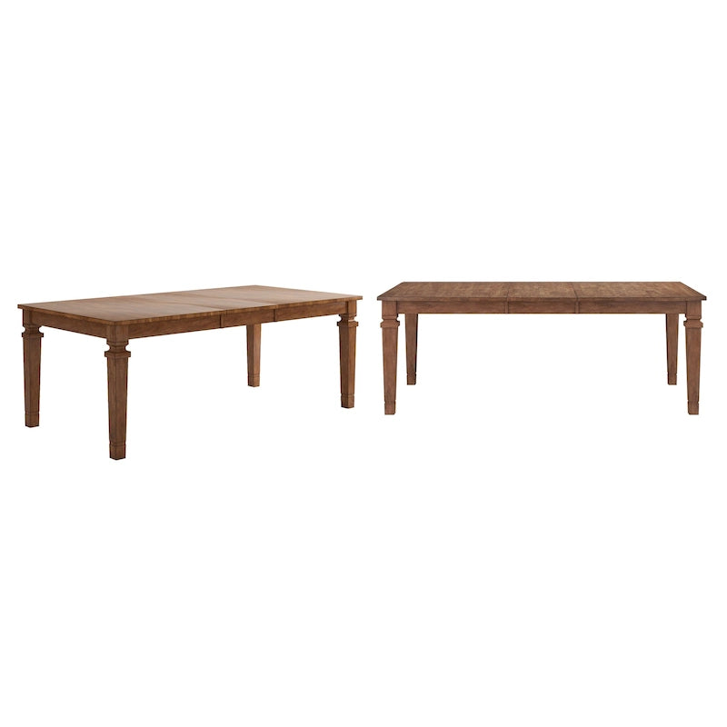 Table de salle à manger extensible en bois massif 64-82