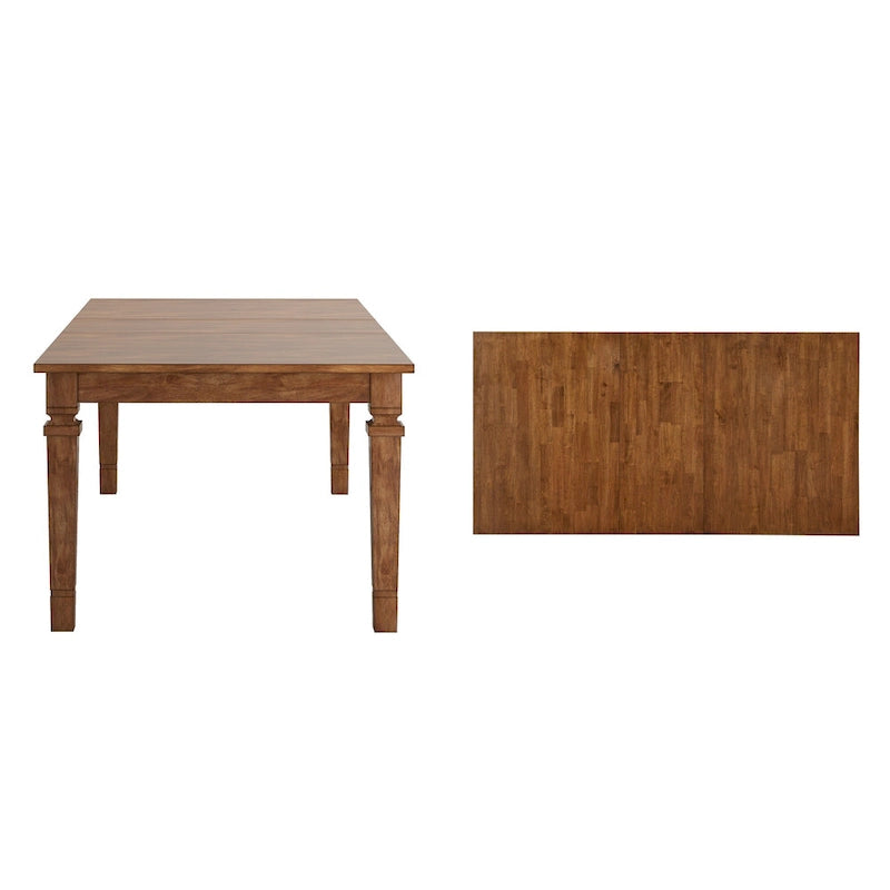 Table de salle à manger extensible en bois massif 64-82