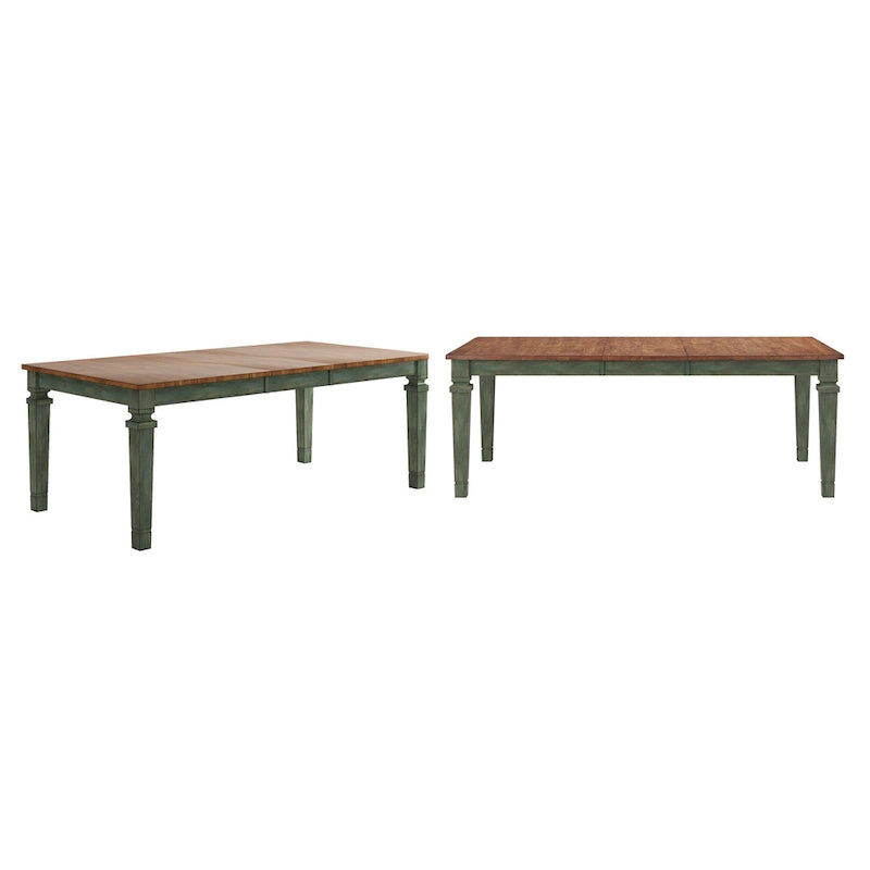 Table de salle à manger extensible en bois massif 64-82