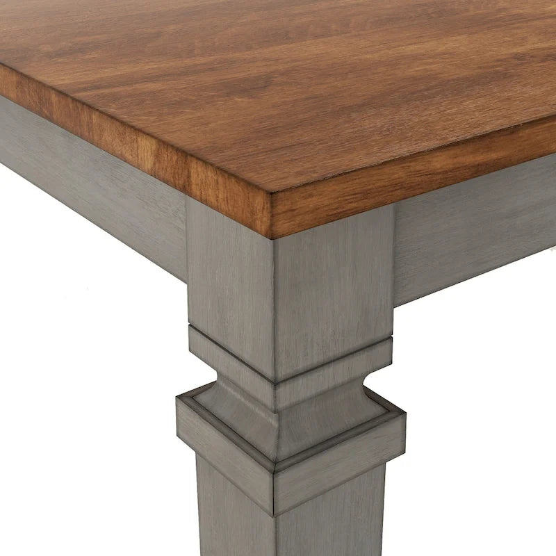 Table de salle à manger extensible en bois massif 64-82