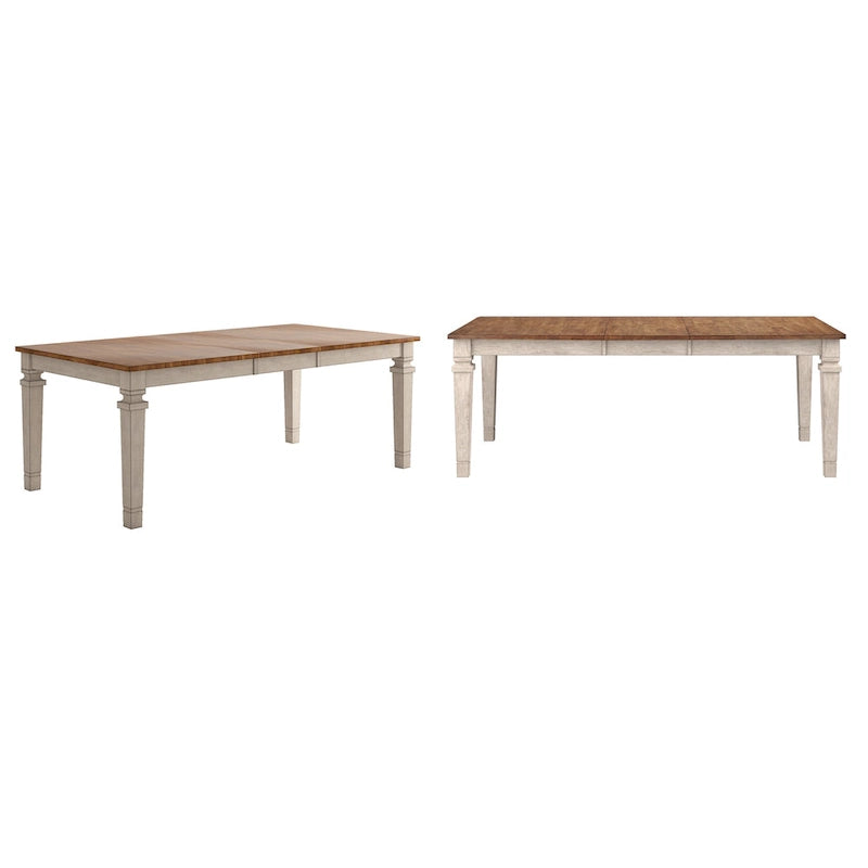 Table de salle à manger extensible en bois massif 64-82