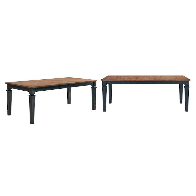 Table de salle à manger extensible en bois massif 64-82