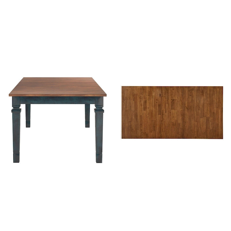 Table de salle à manger extensible en bois massif 64-82