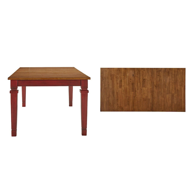Table de salle à manger extensible en bois massif 64-82