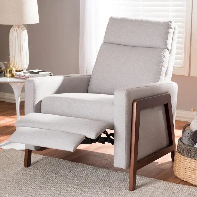 Fauteuil inclinable en tissu de style médiéval
