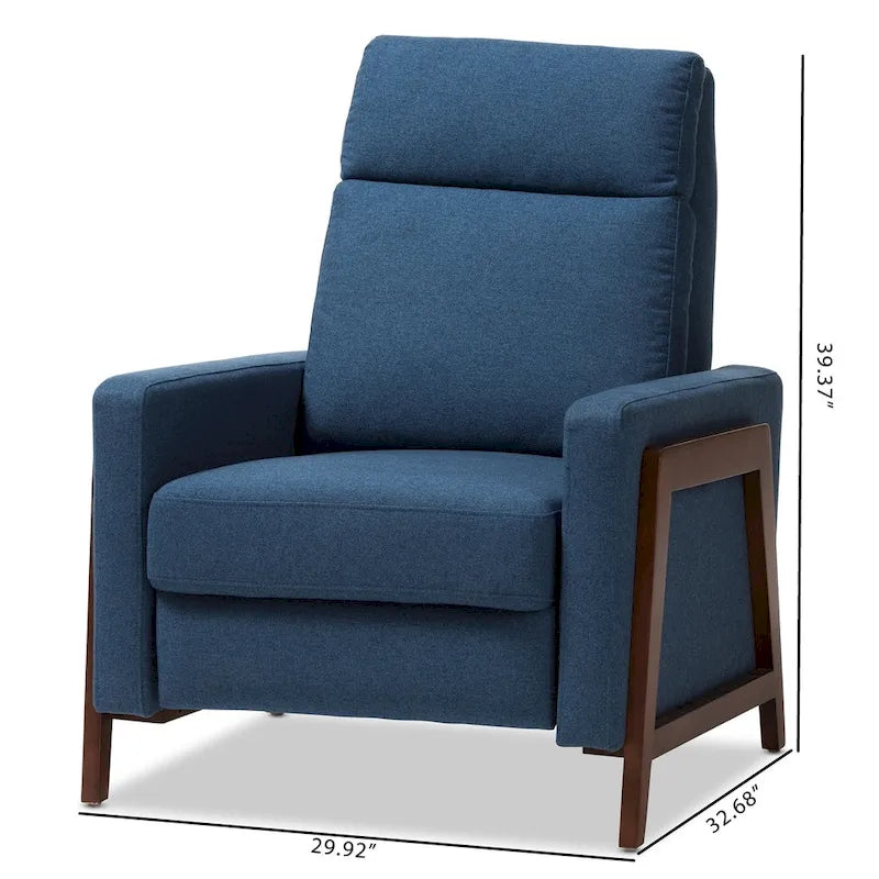 Fauteuil inclinable en tissu de style médiéval
