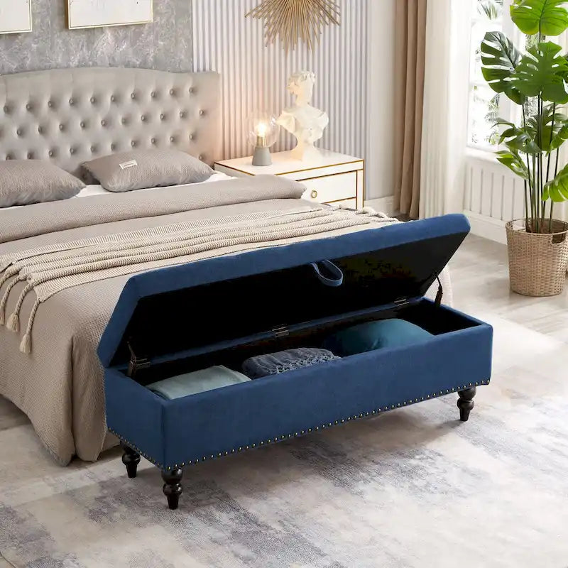 Banc/Ottoman de lit 59 po avec rangement