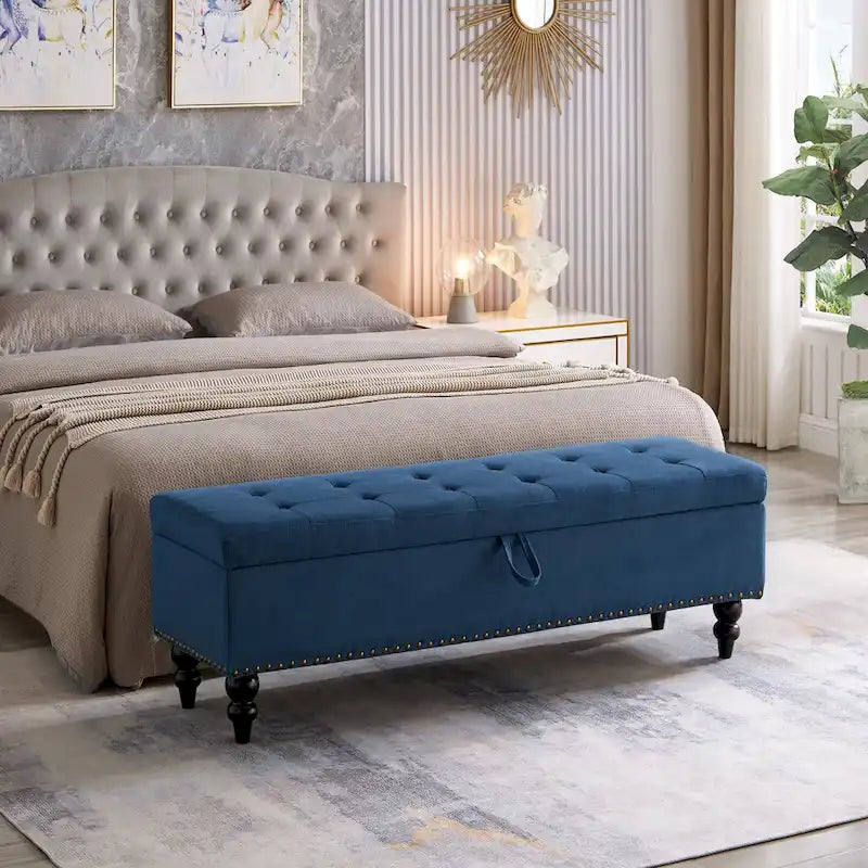 Banc/Ottoman de lit 59 po avec rangement