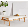 Banc en teck avec coussin
