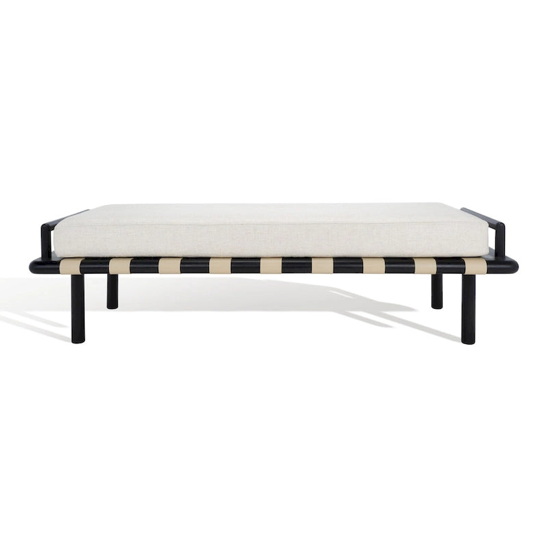 Banc en teck avec coussin