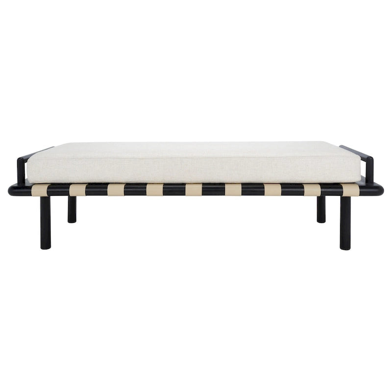 Banc en teck avec coussin