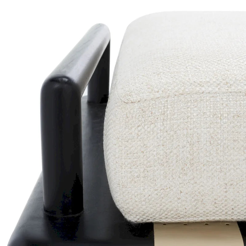 Banc en teck avec coussin