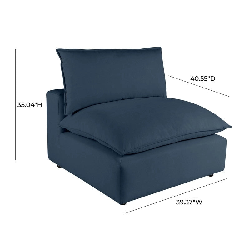 Chaise modulaire sans accoudoirs (simple)
