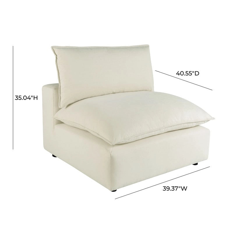 Chaise modulaire sans accoudoirs (simple)