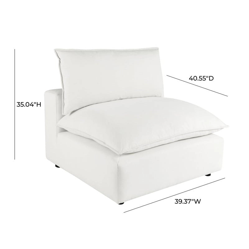 Chaise modulaire sans accoudoirs (simple)
