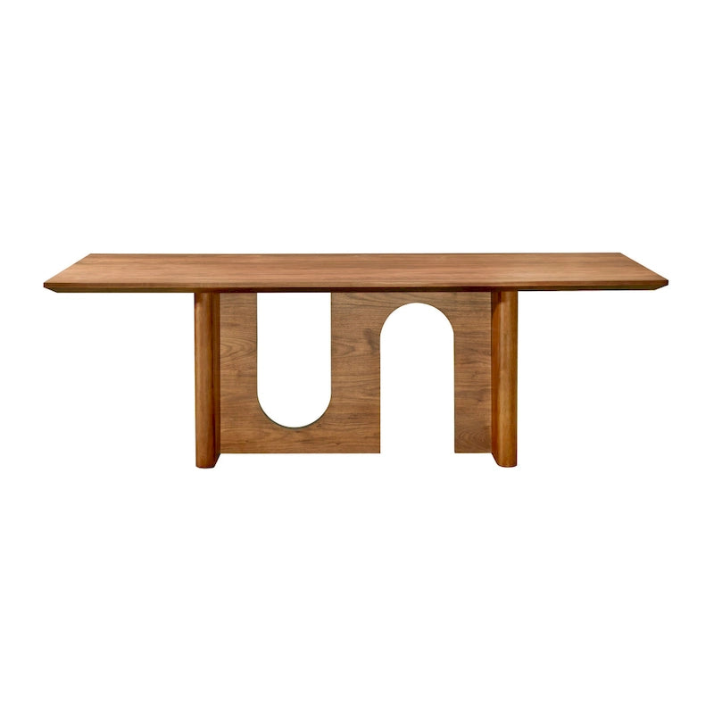 Table à manger rectangulaire en noyer