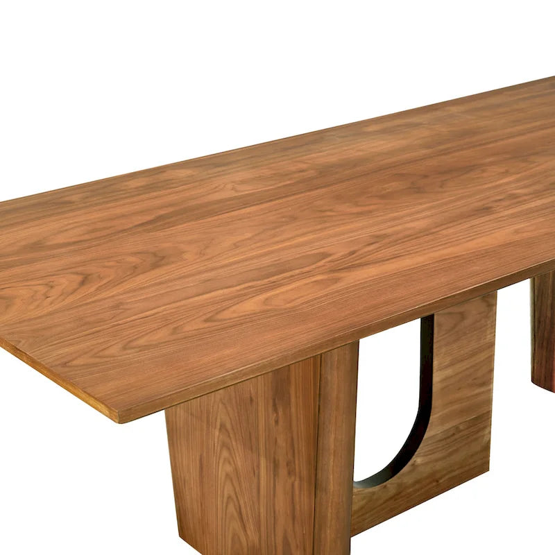 Table à manger rectangulaire en noyer
