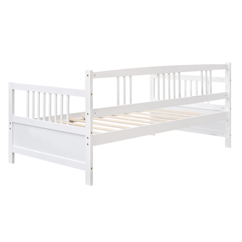 Canapé-lit multifonctionnel en bois massif : Lit simple, Rangement