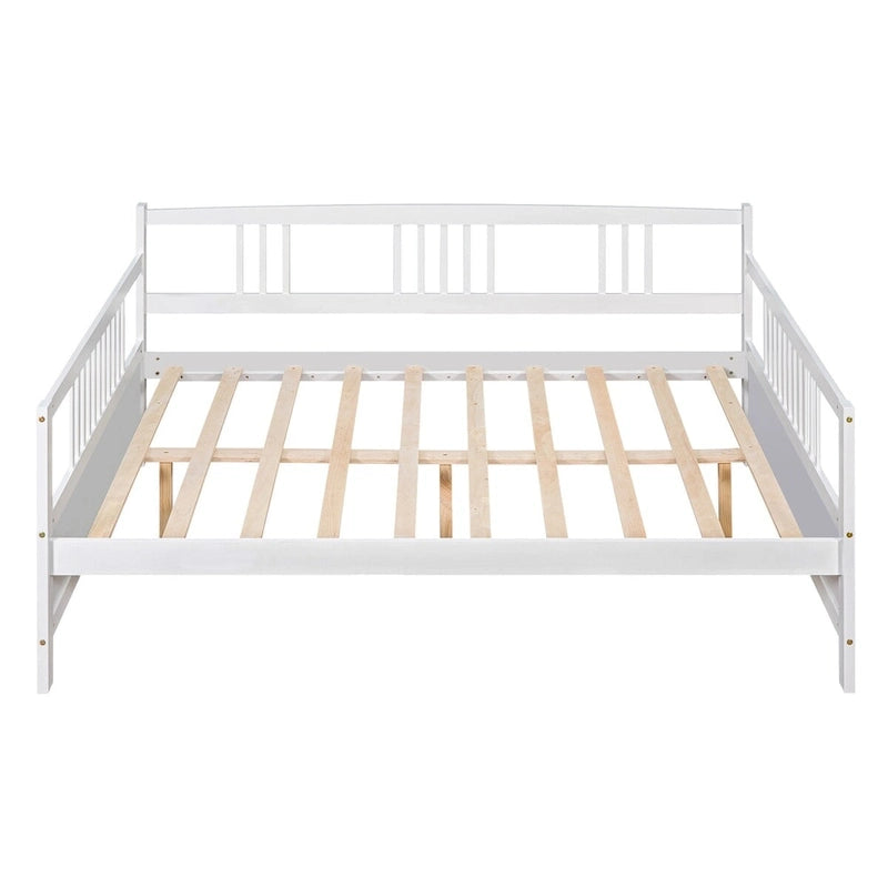 Canapé-lit multifonctionnel en bois massif : Lit simple, Rangement