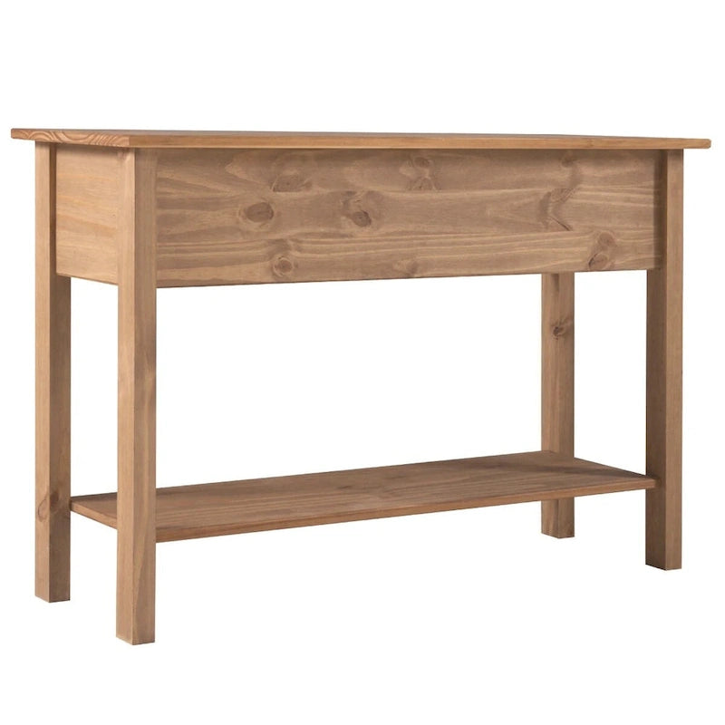 Table d'entrée / Console en bois à 3 tiroirs (Marron)