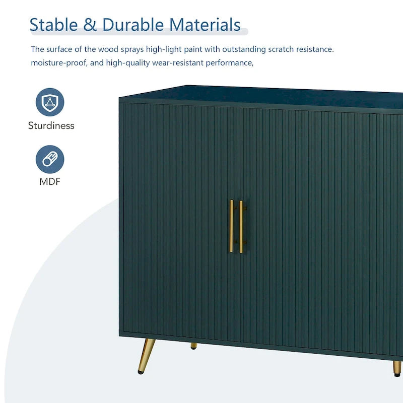 Meuble TV en bois avec armoire de rangement et étagères réglables, console TV média pour salon et chambre