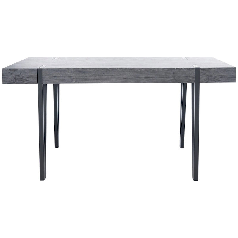 Table à manger industrielle rustique du milieu du siècle